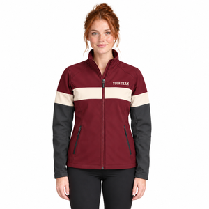 Veste Softshell Décontractée Femme Personnalisable avec Logo Brodé, Zippée Intégral, Manches Longues, pour Activités de Plein Air, Tenue d'Équipe, Vente en Gros, Vêtements de Sport d'Usine - Product Image 2