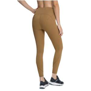 Leggings de Yoga y Gimnasio de Cintura Alta, Suaves como la Mantequilla, de Longitud Completa, con Spandex/Nylon y Elasticidad en 4 Direcciones - Product Image 6
