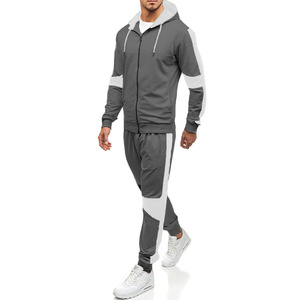 Chándales Deportivos con Capucha de Forro Polar, Profesionales, de Poliéster/Algodón, para Hombre, Transpirables, con Cintura Elástica, para Fitness - Product Image 1