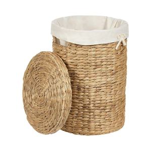 Juego de 2 cestas de almacenamiento de agua de Jacinto, organizador de ropa decorativo para el hogar, venta al por mayor de Vietnam - Product Image 4