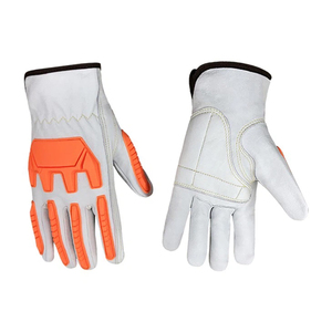 Hot Selling Custom Logo Cotton/Leather Industrial Safety <b>Gloves</b> UV Protection Adjustable Wrist Strap Non-Slip Unisex Sports - Product Image 1