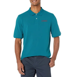 Camiseta Polo de Manga Corta para Hombre, Verano, al por Mayor, Transpirable, Informal, de Poliéster y Algodón, Tejida, Estampada, Tallas Grandes, Lisa - Product Image 2