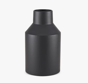 Wholesale Matte Black Metal <b>Vase</b> Vintage Industrial Flower <b>Vases</b> Metal Tabletop Planter Pot Wedding Event Hotel Home <b>Decor</b> <b>Vase</b> - Product Image 2