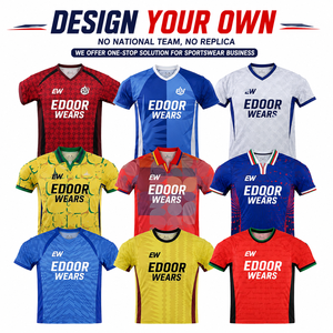 เสื้อฟุตบอลผู้ชายสไตล์เรโทร เสื้อโปโลลายทาง เสื้อยืดวินเทจคลาสสิค เสื้อฟุตบอลย้อนยุค - Product Image 1