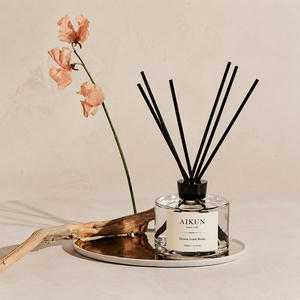 Aikun Premium Gift Box Reed <b>Diffuser</b> 250ml Transparent Glass Bottle Reed <b>Diffuser</b> Set With Black Reeds For Gifting Home Decor - Product Image 2