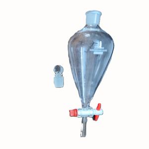 Ensemble d'entonnoirs de laboratoire en verre borosilicate, entonnoir séparateur 250 ml, garantie de 3 ans - Product Image 1
