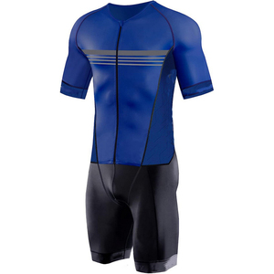 Combinaison de triathlon réversible à manches courtes pour homme, taille plus, impression numérique, écologique, coupe-vent, respirante, séchage rapide - Product Image 6