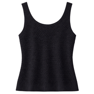 Camiseta sin mangas de punto grueso premium para mujer, chaleco de suéter texturizado, elegante, informal, ajustado, estilo de verano para el día a día - Product Image 2