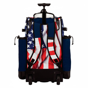 Sacs à roulettes pour équipement de baseball, sacs à roulettes personnalisés par sublimation, sacs à roulettes professionnels pour matchs de baseball pour hommes, sac à dos par sublimation - Product Image 2