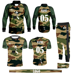 Ensemble complet d'équipement de paintball avec maillot d'équipe personnalisé, pantalon, gants et accessoires tactiques d'extérieur - Product Image 4