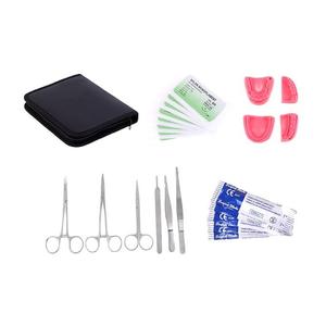 Suture Training Kit with Silicone Skin <b>Practice</b> <b>Pad</b> Stainless Steel Instruments Manual Reusable Teaching Set By Grip Surgical - Product Image 5