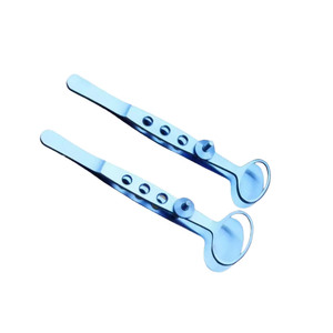 Pince à chalazion Desmarres de haute qualité, pince à paupière, instrument chirurgical ophtalmique en acier inoxydable pour kystes de Meibom - Product Image 3