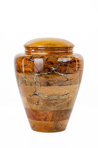 Green Epoxy Rosewood Cremation Urn Wooden <b>Ashes</b> Memorial <b>Casket</b> <b>for</b> Human Burial Columbarium - Product Image 5