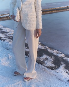 High Quality Women <b>Blazer</b> <b>Set</b> SOLVIRE TEXTURE <b>BLAZER</b> ODM Premium Linen Handcrafted Frayed Women Office <b>Blazer</b> From Vietnam - Product Image 6