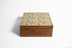 Custom Floral Enamel Wooden <b>Storage</b> <b>Box</b> <b>Decorative</b> Organizer Jewelry <b>Box</b> Wholesale B2B <b>for</b> Resellers - Product Image 5