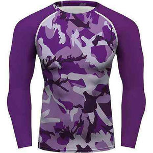 Chemises unies personnalisées avec logo par sublimation 2026, vente en gros, manches longues imprimées pour hommes, Rashguard - Product Image 2