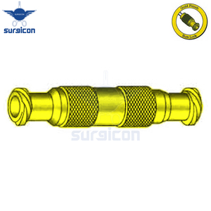 Adaptador de Transferencia de 7.5 cm / 3 Pulgadas con Acabado Dorado Sure Lock, Adaptador de Transferencia Quirúrgica, Instrumentos de Liposucción - Product Image 2