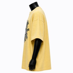 Camiseta de Manga Corta para Hombre, Estilo Urbano, Holgada, con Hombros Caídos, Estampado Gráfico Minimalista, 100% Algodón Transpirable - Product Image 3
