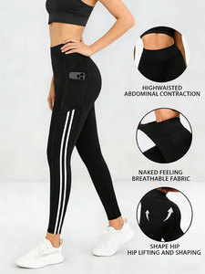 Women's Hip Lift High Waist Yoga <b>Leggings</b> pants High Elastic Quick Dry Gym Running Fitness Athletic <b>leggings</b> Pants sport wear - Product Image 1