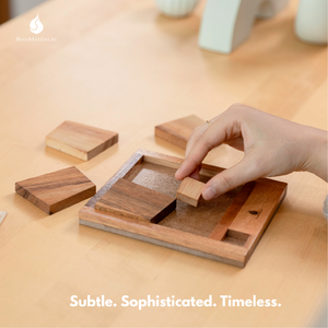 The Square Deal : Handcrafted Wooden <b>Puzzle</b> for Open-Ended Learning Square Deal <b>Puzzle</b> for Kids Adults - Product Image 5