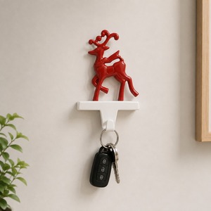 Luxury Metal Christmas Stocking Hangers with Decorative <b>Fireplace</b> Hooks for Holiday Home Décor Mantel and Festive Displays Use - Product Image 1