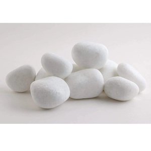 Galets blancs naturels de qualité supérieure, copeaux de marbre pour l'aménagement paysager, la décoration des plantes, la base d'aquarium et la décoration intérieure - Product Image 5