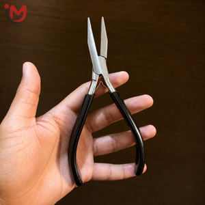 Professional Black <b>Multi</b> Hole Hair Extension <b>Pliers</b> Ergonomic Grip Micro Ring Beads Fitting & Removal <b>Tool</b> For Hair Stylists OEM - Product Image 5
