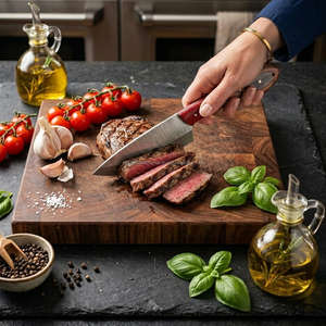 Hand Forged Damascus Steel Full Tang Excellent Quality Razor <b>Sharp</b> BBQ Steak <b>Knives</b> Set OEM Customizable Wholesale Best Price - Product Image 3