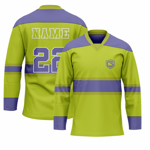 Uniforme Personalizado de Hockey sobre Hielo para Hombre, Mujer y Jóvenes, Jersey Deportivo Transpirable con Impresión de Nombre y Número Personalizados - Product Image 5