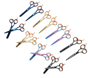 Professional Blue Barber Steel Scissors Hairdressing Thinning <b>Shears</b> Beauty Professional Hair Cutting Scissors - Product Image 5