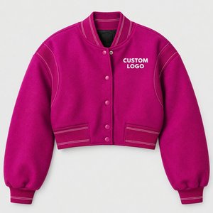 Chaqueta Corta Extra Grande con Lavado Ácido Estilo Vintage, Manga Larga, Ropa Casual de Otoño, Moda Urbana - Product Image 1