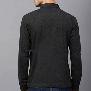 Camisetas Polo Color Rojo Marrón al por Mayor, Personalizadas con Estampados Lisos, Transpirables, de Manga Corta, Camisetas de Golf de Algodón para Hombre - Product Image 6