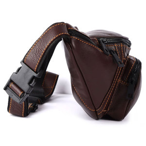 Sacs banane en cuir véritable à séchage rapide, motif uni, imperméables, de qualité supérieure, pour hommes et femmes - Product Image 4