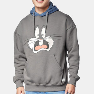 เสื้อฮู้ดดี้คุณภาพสูง 500gsm ทรงโอเวอร์ไซส์ สกรีนโลโก้ได้ตามต้องการ แบบเปล่า ยูนิเซ็กส์ ลายอนิเมะ หนานุ่ม สำหรับผู้ชาย - Product Image 1