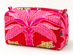 Bolsa de Cosméticos Acolchada de Algodón con Borlas y Cierre de Cremallera de Veer Handicrafts, con Bolsa de Maquillaje Impermeable Ecológica y Asa Suave - Product Image 4