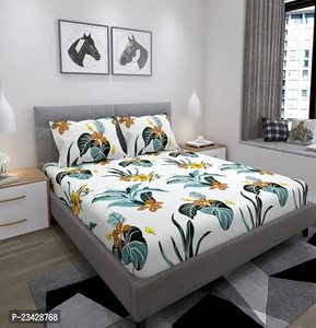 Parure de lit imprimée 100 % coton, nouveau design, tailles King et Queen, drap, taie d'oreiller, ensemble de literie de luxe, textile de maison, vente en gros - Product Image 2