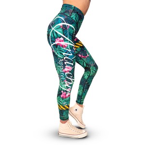Fitness YOGA Butterluxe Women's Workout Leggings 25" - High Waist Gym Yoga <b>Pants</b> And Pockets Buttersoft Deep Purple - Product Image 1
