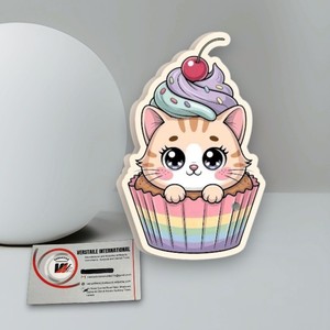 ถาดแม่เหล็กอะคริลิคสำหรับต่อขนตาแบบ Private Label รูปทรงน่ารัก คัพเค้ก สี่เหลี่ยม วงรี ผีเสื้อ ดอกไม้ หัวใจ - Product Image 2