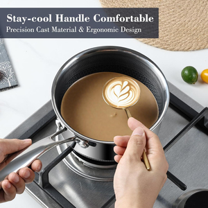 Elegant Kitchen Sauce <b>Pan</b> With Strong Base <b>And</b> Comfortable Grip For Long Lasting Performance - Product Image 4