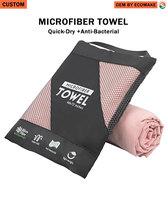 Nouvelle Conception EMD Serviette de Plage Pliable 2026 en Microfibre Douce Rafraîchissante Portable Super Absorbante Séchage Rapide pour la Plage