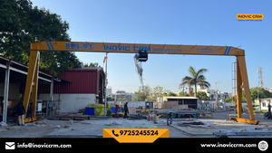 ซื้อเครนไฟฟ้าแบบคานคู่ INOVIC CRM รุ่น Goliath Crane |   เครนเหนือศีรษะสีเหลืองคุณภาพสูงสำหรับโรงงานขนาด 1-20 ตัน - Product Image 3