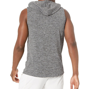 Modern Street <b>Men</b> Sleeveless Hoodies Soft Lightweight Gym <b>Pullover</b> Sporty Workout Stylish Casual Fashion Sleeveless Hoodies - Product Image 4