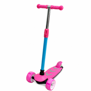 Nouvelle trottinette à 3 roues pour enfants avec roues lumineuses LED, hauteur réglable, pour garçons <span class=keywords><strong>et</strong></span> filles - Product Image 1
