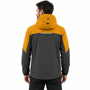 New Trendy Men's <b>Hooded</b> Winter <b>Rain</b> <b>Jackets</b>-Breathable Eco-Friendly Design Comfortable Fit Front Logo - Product Image 5