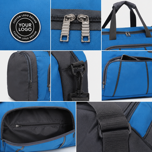 Sac de sport de luxe Premium Weekender avec fermeture éclair, imperméable, grande capacité, poignée rembourrée - Product Image 3