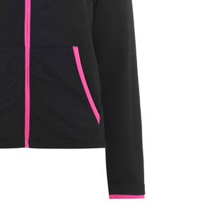 Sweat-shirt à capuche zippé en molleton de coton pour femme, décontracté, à superposer, avec ourlet côtelé, fournisseur de vêtements personnalisés, logo sur mesure - Product Image 6