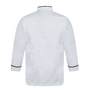 Uniforme de Barman para Hombre, Chaleco Negro Premium y Camisa Blanca, Logotipo Personalizado, Ropa para Personal de Bar, Fabricante OEM, Chaquetas de Tela Twill - Product Image 5