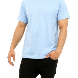 T-shirt Homme Sport Style en Coton à Manches Courtes Col Rond – Confortable et Respirant pour la Gym et le Fitness – 180g Couleur Unie - Product Image 1