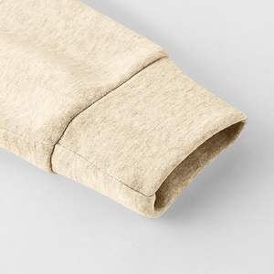 Sweat-shirts pour hommes en tissu polaire de coton d'hiver, personnalisés, brodés, à épaules tombantes, de haute qualité, écologiques, imperméables, couleur unie - Product Image 5