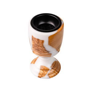 Brûleur d'encens effet marbre, diffuseur aromatique avec motif grain de bois, utilisation toute saison - Product Image 2